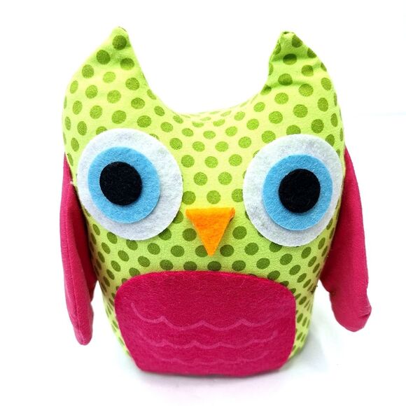 NIB Stuffed Owl Bookends (Set of 2) - Picture 3 of 6